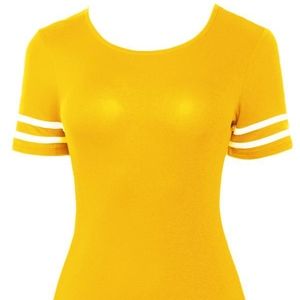 2Sable Small Mustard Short Sleeve Bodysuit (18)